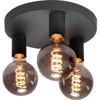 Highlight Plafondlamp Basic 3 lichts Ø 25 cm E27 zwart - thumbnail