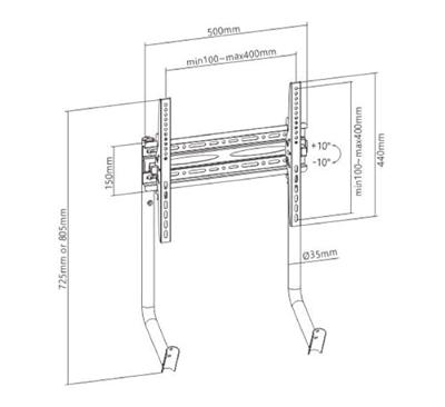 Ranqer Monitor mount Racing Simulator