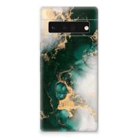 TPU Siliconen Hoesje voor Google Pixel 6 Pro Marmer Groen - thumbnail