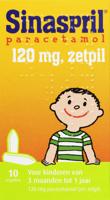 Sinaspril Paracetamol 120mg Zetpillen - thumbnail