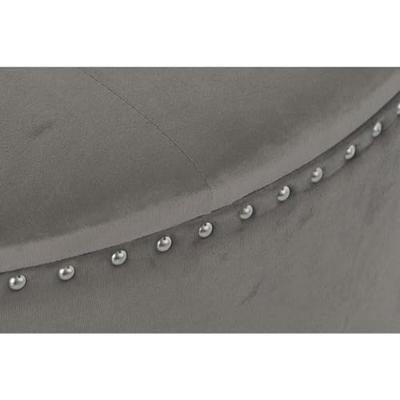 Kruk DKD Home Decor Grijs Zilverkleurig Hout MDF 80 x 80 x 43 cm Kruk DKD Home Decor Grijs Zilverkleurig Hout MDF 80 x 80 x 43 cm