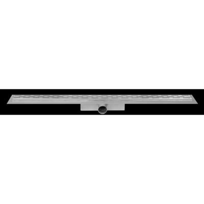 Easy Drain Compact 50 douchegoot RVS met enkele plaat RVS standaard RVS flens waterslot 50mm 90cm inbouw diepte 83mm met zijuitloop EDCOMPR900-50 Easy Drain Compact 50 douchegoot RVS met enkele plaat RVS standaard RVS flens waterslot 50mm 90cm inbouw diepte 83mm met zijuitloop EDCOMPR900-50