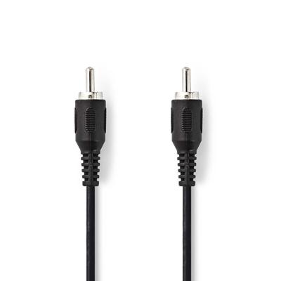 Subwooferkabel | RCA Male - RCA Male | 2,0 m | Zwart