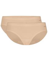 2-Pack Bikini dames slip - 32284 - Lage mini dames slips - Biologisch katoenen vrouwen ondergoed - thumbnail