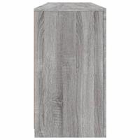 Dressoir met LED-verlichting 163x37x67 cm grijs sonoma eiken - thumbnail