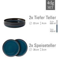 LIKE BY VILLEROY & BOCH - Crafted Denim - Dinerset 4-dlg - thumbnail
