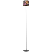 Masterlight Zwarte vloerlampVenus 175cm met Flower lampenkap - 1470-05-BL-155 - thumbnail