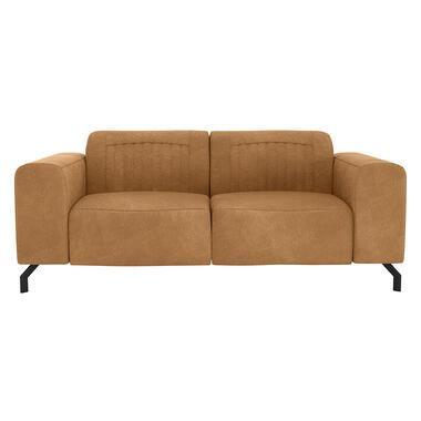 Bank Otis 2-zits - toffee - bruin - Leen Bakker