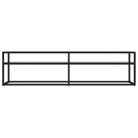 Tv-meubel 160x40x40,5 cm gehard glas transparant - thumbnail