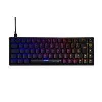 The G-Lab - Keyz Titanium – gaming-toetsenbord 65% AZERTY, USB – mechanisch toetsenbord switch rood – RGB 100% aanpasbaar, anti-ghosting, programmeerbare macro's – voor pc, PS4, PS5, Xbox – nieuw - thumbnail