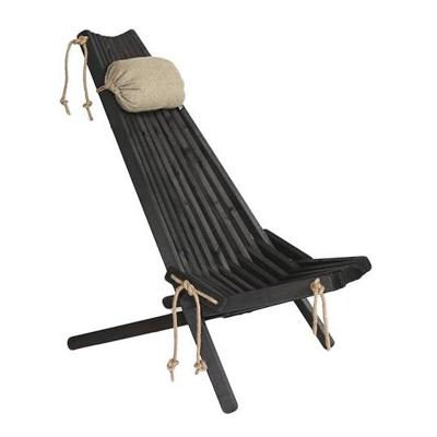 EcoChair EcoFurn zwart tuinmeubel Buitengewoon de Boet excl. kussen - Buitengewoon de boet