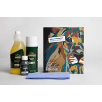 Onderhoudsset Eiken Forzalaqua Schuurspons, Doek & Olie Havanna - thumbnail