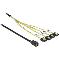 SAS SFF-8643 > 4x SATA 1,0m Delock compatible - thumbnail