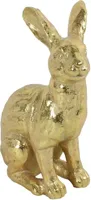 Countryfield ornament haas jumpy 13x8x19,5 cm goud - thumbnail