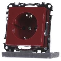 Merten MEG2300-0306 Wandcontactdoos System M Rood 1 stuk(s) - thumbnail