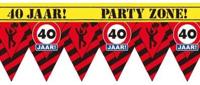Afzetlint 40 Jaar Partyzone - thumbnail