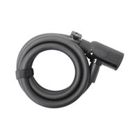 CONTEC spiraal-kabelslot "powerloc" ct coil.cab.lock powerloc 15mm x 185 cm black - thumbnail