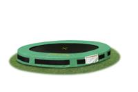 Jumpking trampoline InGround Classic 4,27 meter zwart/groen - thumbnail