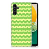 Samsung Galaxy A13 | A04s | TPU bumper | Waves Green - thumbnail