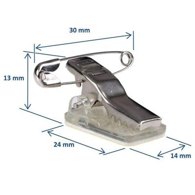 Knijper met speld - zelfklevend