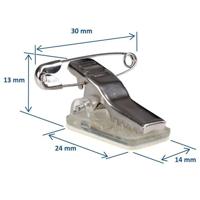 Knijper met speld - zelfklevend - thumbnail