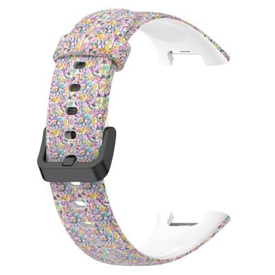 Siliconen bandje met print - Sierlijk design - Xiaomi Smart band 7 Pro Siliconen bandje met print - Sierlijk design - Xiaomi Smart band 7 Pro