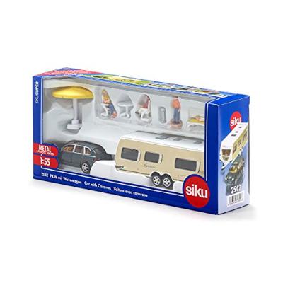 Siku 2542 Auto Met Caravan - thumbnail