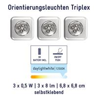 Müller-Licht 400136 Kleine mobiele lamp Set van 3 stuks LED Zilver - thumbnail