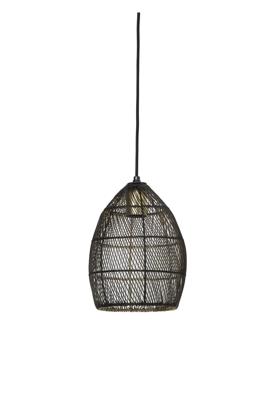 Light & Living Hanglamp 'Meya' 20cm, kleur Zwart Light & Living Hanglamp 'Meya' 20cm, kleur Zwart