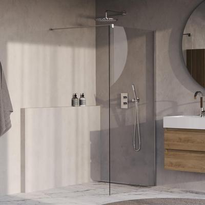 Brauer Oblivion - Inloopdouche - Helder Glas - 100 x 200 cm - incl. Glascoating - Chroom