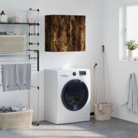 Wandkast 60x31x60 cm bewerkt hout gerookt eikenkleurig - thumbnail