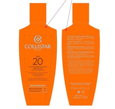 Collistar Intensive Ultra-Rapid Supertanning Treatment SPF20 200 ml - thumbnail