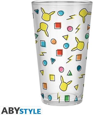 Pokemon - Pikachu Pattern Large Glass