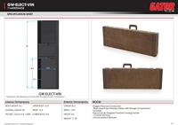 Gator Cases GW-ELEC-VIN houten koffer voor elektrische gitaar - thumbnail