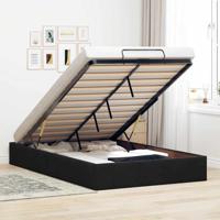Bedframe zonder matras 120x190 cm fluweel zwart - thumbnail
