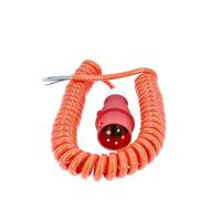 AS Schwabe 70432 Aansluitkabel Stroom Oranje 5 m - thumbnail