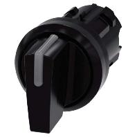 Siemens 3SU10022BL100AA0 3SU1002-2BL10-0AA0 Knevelschakelaar Knevel Zwart 2 x 45 ° 1 stuk(s) - thumbnail