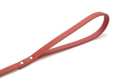 Hondenriem van leer 100cm x 12mm rood Hondenriem van leer 100cm x 12mm rood