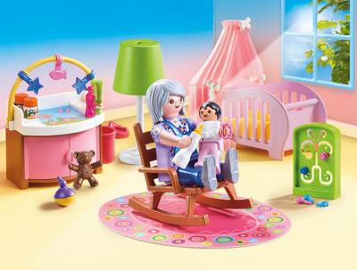 Playset Dollhouse Baby's Room Playmobil 70210 - Nursery (43 pcs)