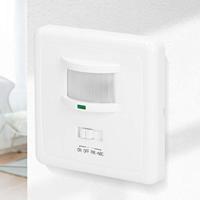 Orno Bewegingsmelder inbouw wand wit - Geluidsdetectie - 3900339 - thumbnail