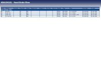 Remschoenset, parkeerrem ADA104101 - thumbnail