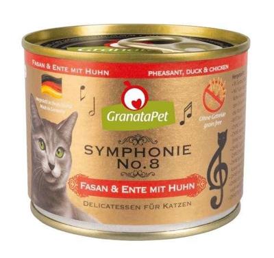 GRANATAPET Symphonie No.8 Pheasant and duck with chicken - nat kattenvoer - 200g