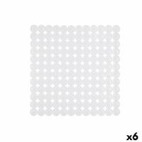 Antislipmat voor in de douche Berilo Wit PVC 68 x 36 x 1 cm (6 Stuks) - thumbnail