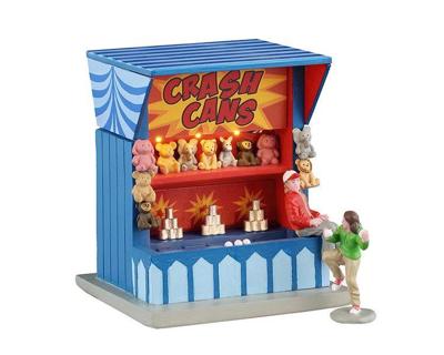 Crash Cans Game 15x16x23 cm 2st Kerstdorp LEMAX - Lemax