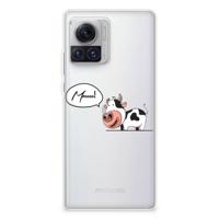 Motorola Moto X30 Pro Telefoonhoesje met Naam Cow - thumbnail