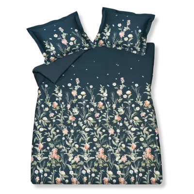 Vandyck dark midnight blue ink dekbedovertrek