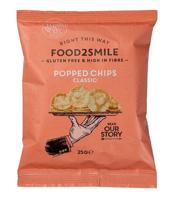 Food2smile Food2smile Popped Chips Classic Glutenvrij Lactosevrij (25g) - thumbnail