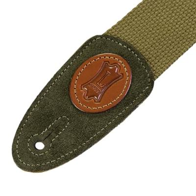 Levys Leathers MSSC8-GRN katoenen gitaarband, groen - thumbnail