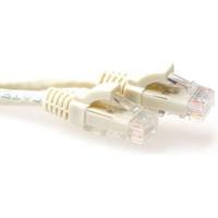 ACT IS8452 CAT6 U/UTP Patchkabel Snagless | Ivoor | 25 cm - thumbnail