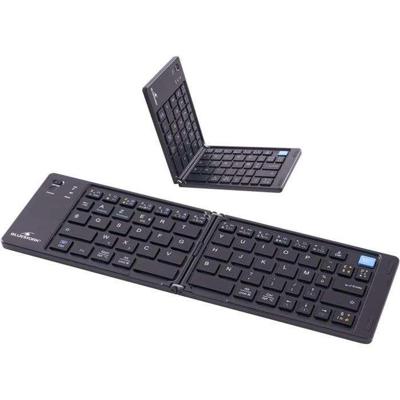 Opvouwbaar draadloos toetsenbord - Computer, tablet, smartphone, tv - Schaartoetsen - BLUESTORK - KB-MINI-FOLD/FR - AZERTY - Zwart Opvouwbaar draadloos toetsenbord - Computer, tablet, smartphone, tv - Schaartoetsen - BLUESTORK - KB-MINI-FOLD/FR - AZERTY - Zwart